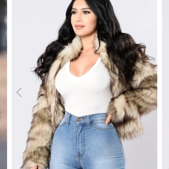 Faux fur jacket - Picture 3 of 3